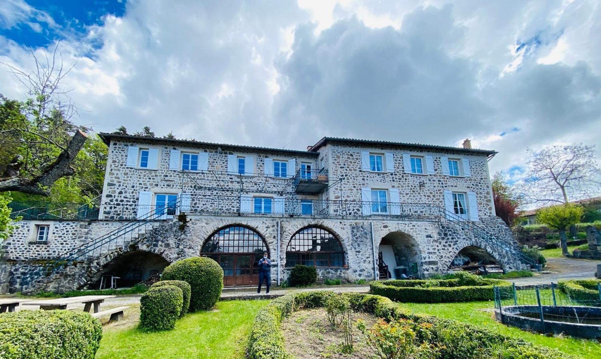 Вилла Domaine De Souchiol Coubon Экстерьер фото